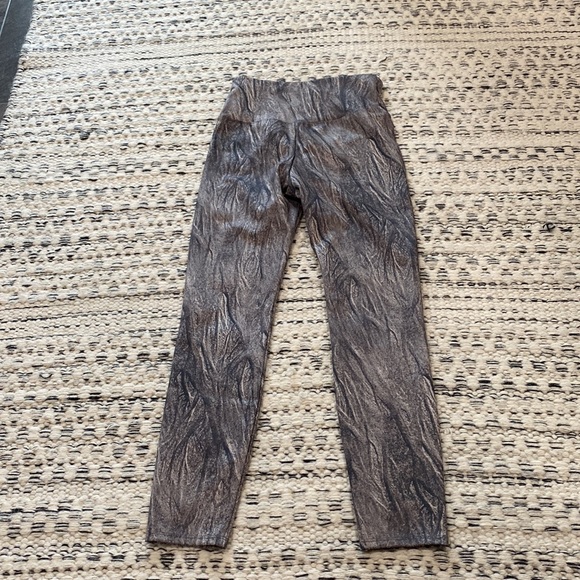 Soulgani Active Camo  Patterened Brown Leggings xxs - Picture 5 of 8